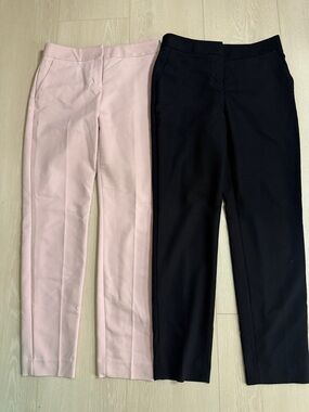 Express Columnist Set of 2 Pants in Soft Pink and Classic Black 0R
